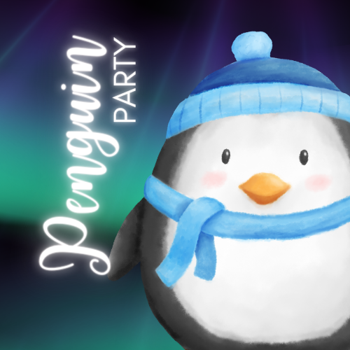 Penguin Party Stationery Bundle