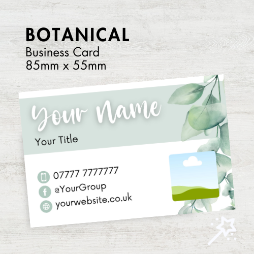 Botanical Business Card