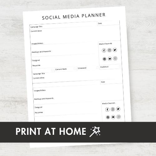 Social Media Planner