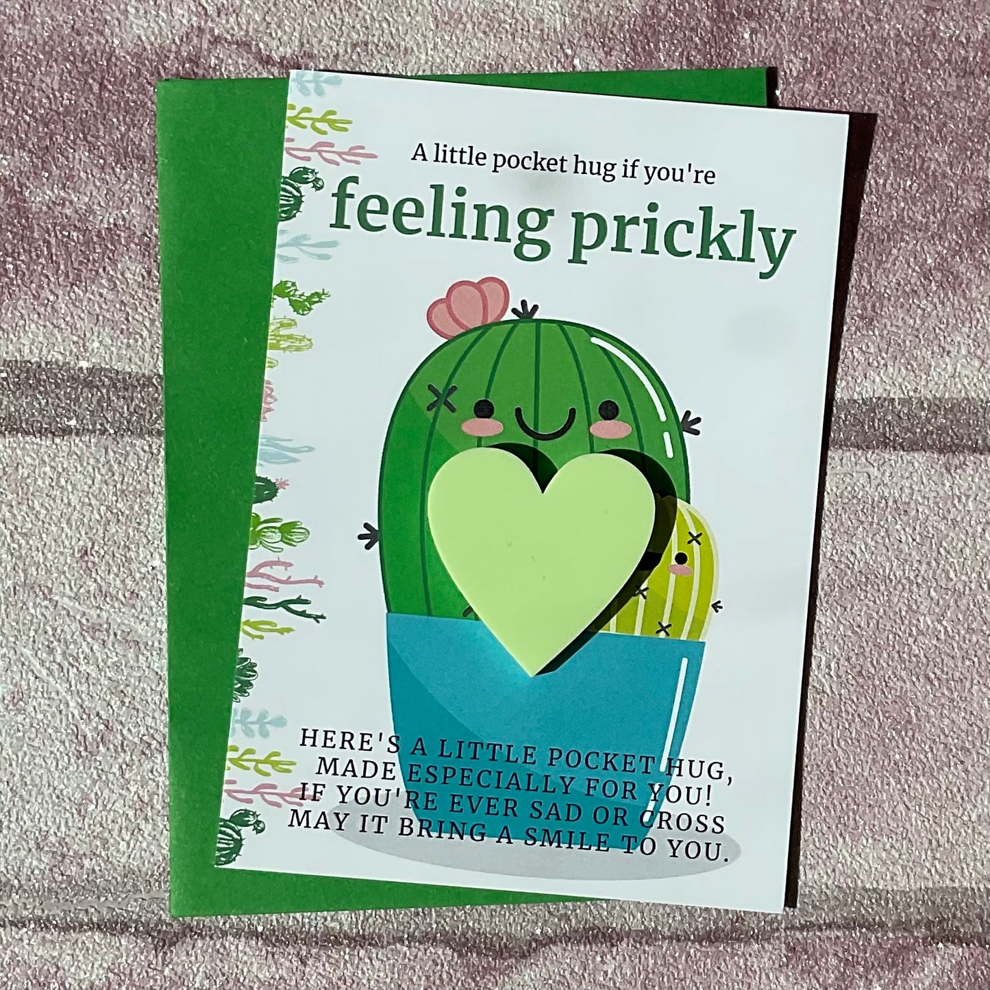 Feeling Prickly Pocket Hug