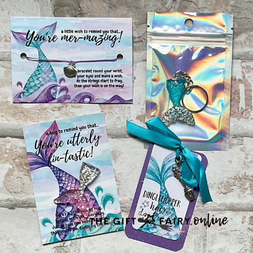 Mermaid Handmade Charm Card